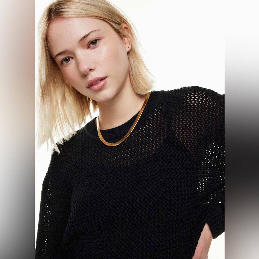 TNA Alameda Sweater in Black - Women’s Medium - Picture 2 of 10